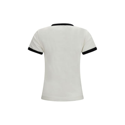 PINKO White Cotton T-Shirt: Effortless Elegance