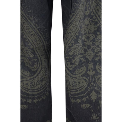 R13 Damon Black Cotton Jeans