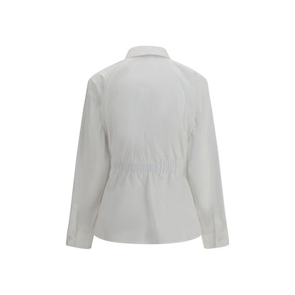 Max Mara Tazzina White Cotton Dress Shirt