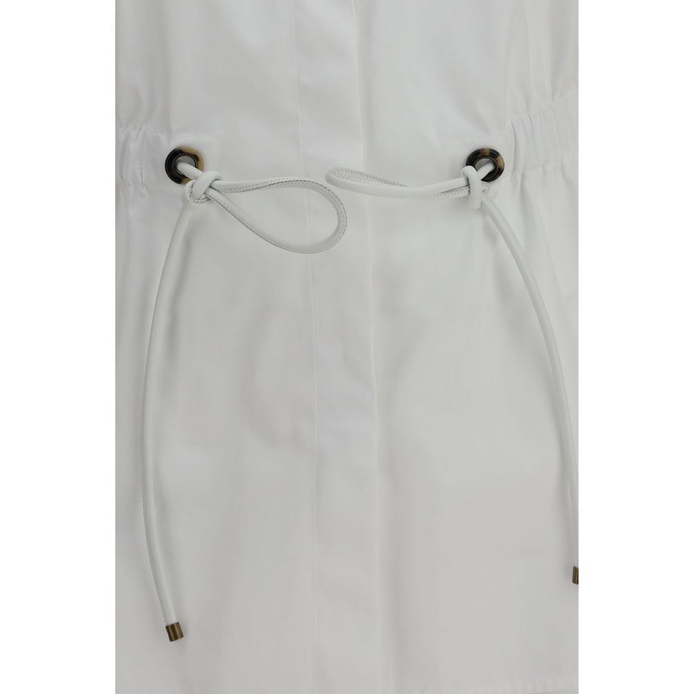Max Mara Tazzina White Cotton Dress Shirt