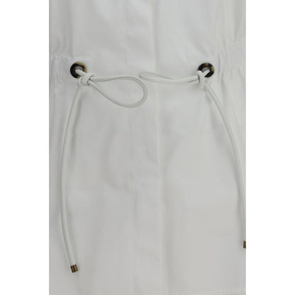 Max Mara Tazzina White Cotton Dress Shirt