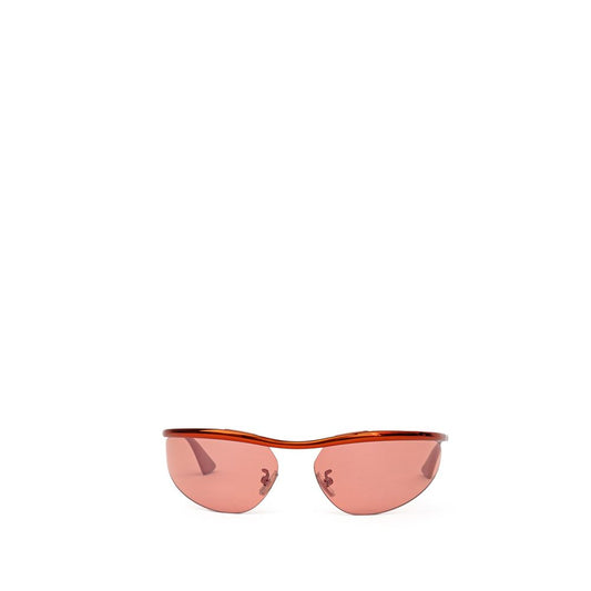 Bottega Veneta Men's Sunglasses – Orange Metal Frame, Mirrored Lenses