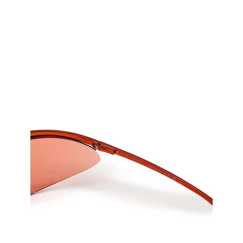 Bottega Veneta Men's Sunglasses – Orange Metal Frame, Mirrored Lenses