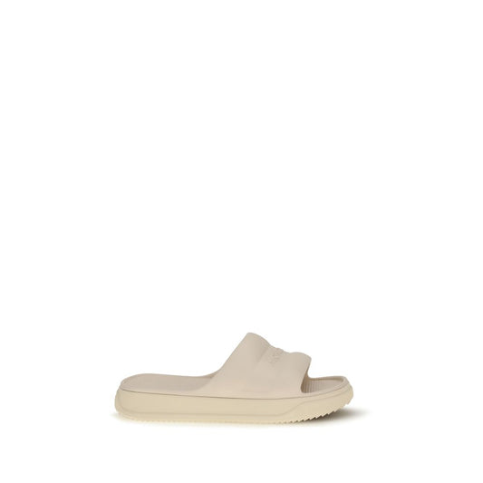 Moncler Beige Rubber Altive Slide Sandals