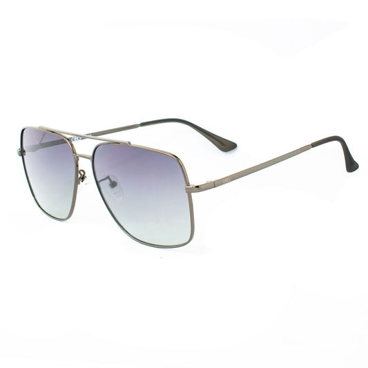 Guess Men's Sunglasses – Grey Metal Frame, Degraded Lenses