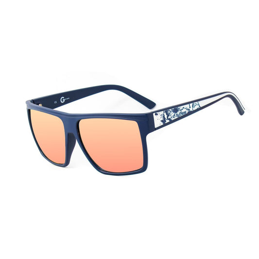 Guess Men’s Sunglasses – Blue Resin Frame, Multicoloured Lenses