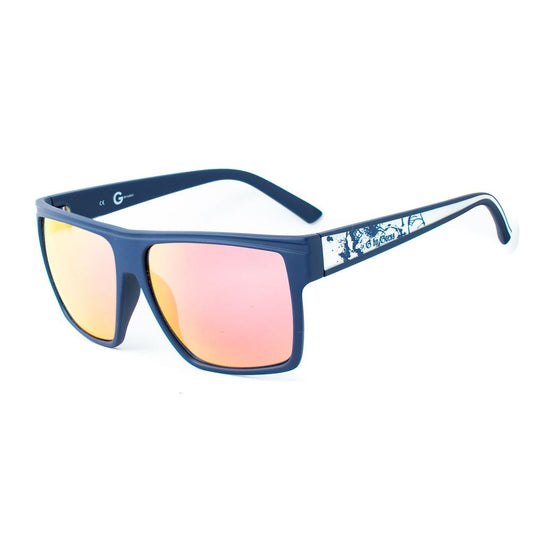 Guess Men's Sunglasses – Blue Resin Frame, Full UV Protection