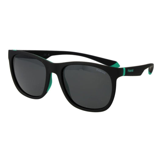 Polaroid Unisex Sunglasses – Black Plastic Frame, Grey Lenses
