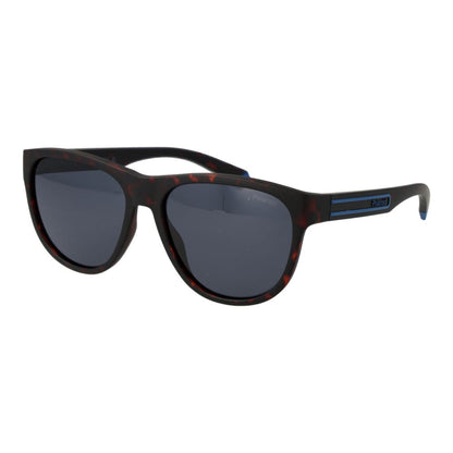 Polaroid Unisex Sunglasses – Brown Plastic Frame, Polarized Lenses