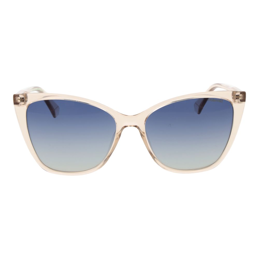 Polaroid Women’s Sunglasses – Yellow Plastic Frame, Blue Polarised Lenses
