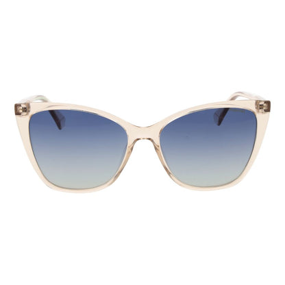 Polaroid Women’s Sunglasses – Yellow Plastic Frame, Blue Polarised Lenses