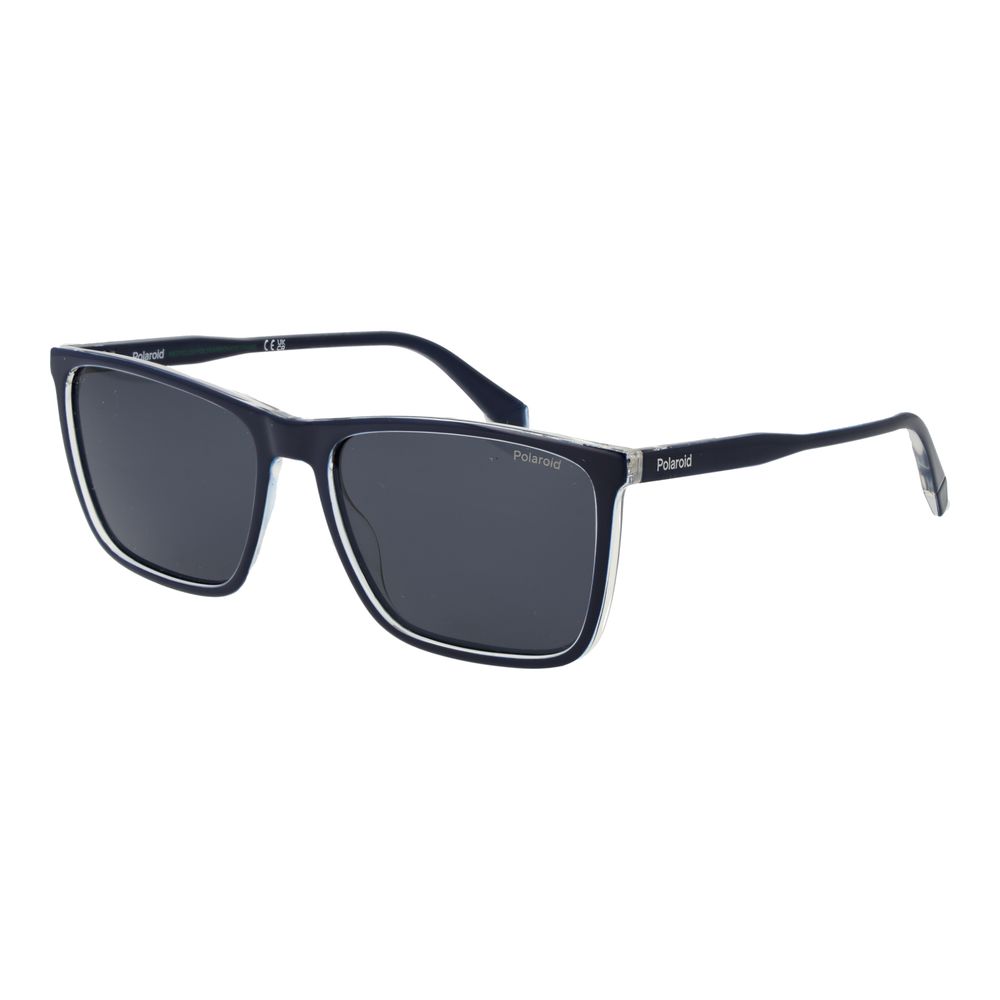 Polaroid Blue Sunglasses – Stylish Plastic Frame with Polarized Lenses