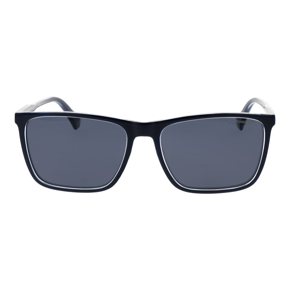 Polaroid Blue Sunglasses – Stylish Plastic Frame with Polarized Lenses