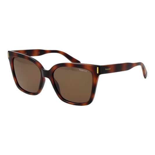 Polaroid Women’s Sunglasses – Brown Plastic Frame, Polarized Lenses
