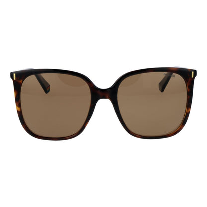 Polaroid Women’s Sunglasses – Brown Plastic Frame, Polarized Lenses