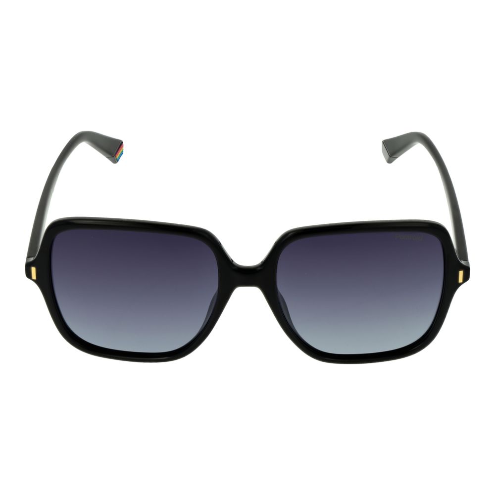 Polaroid Women’s Sunglasses – Black Full-Rim Frame, Grey Lenses