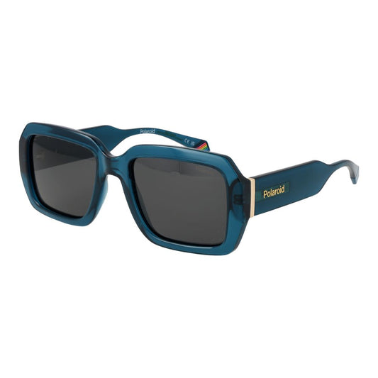 Polaroid Unisex Sunglasses – Green Plastic Frame, Polarized Lenses