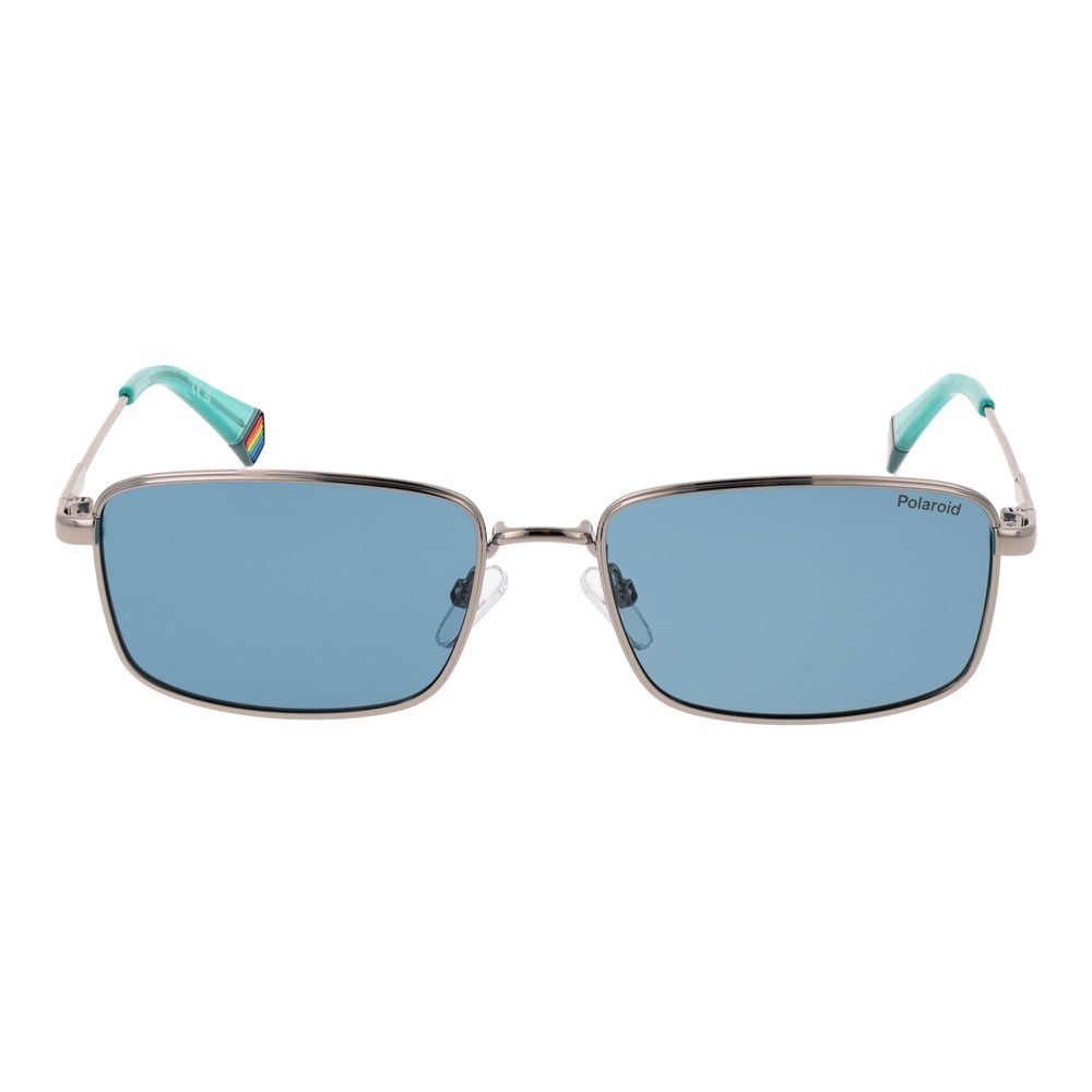Polaroid Unisex Gray Metal Sunglasses – Polarized Lenses