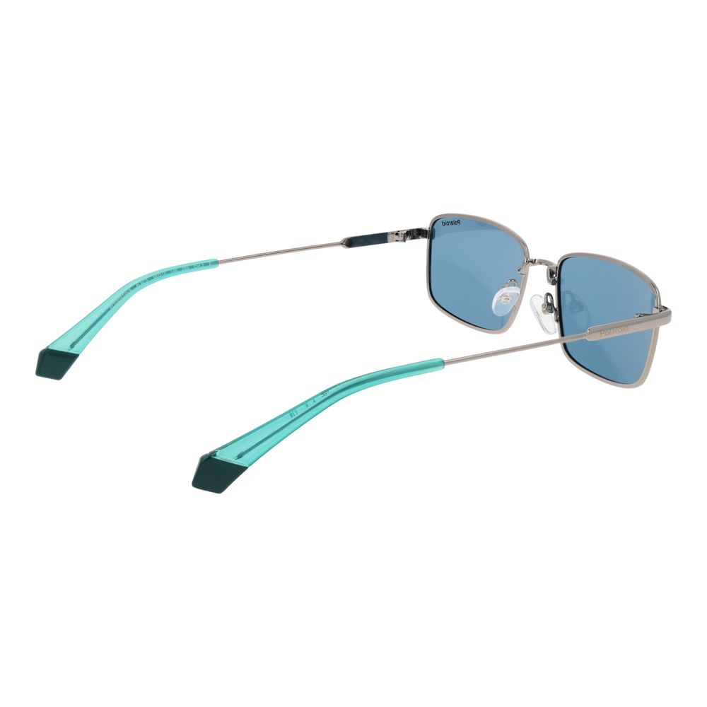 Polaroid Unisex Gray Metal Sunglasses – Polarized Lenses