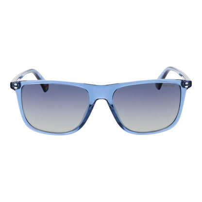 Polaroid Blue Sunglasses – Stylish Plastic Frame with Polarized Lenses