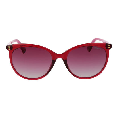 Polaroid Women’s Sunglasses – Purple Plastic Frame, Polarized Lenses