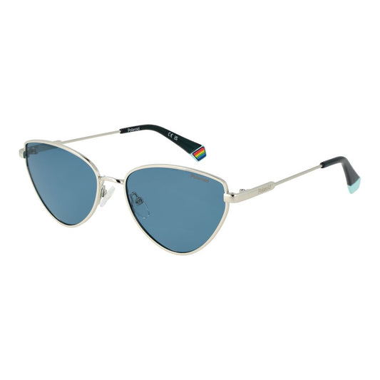 Polaroid Women’s Sunglasses – Grey Metal Frame, Polarized Lenses