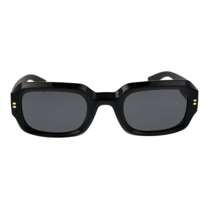 Polaroid Unisex Sunglasses – Black Plastic Frame, Grey Lenses