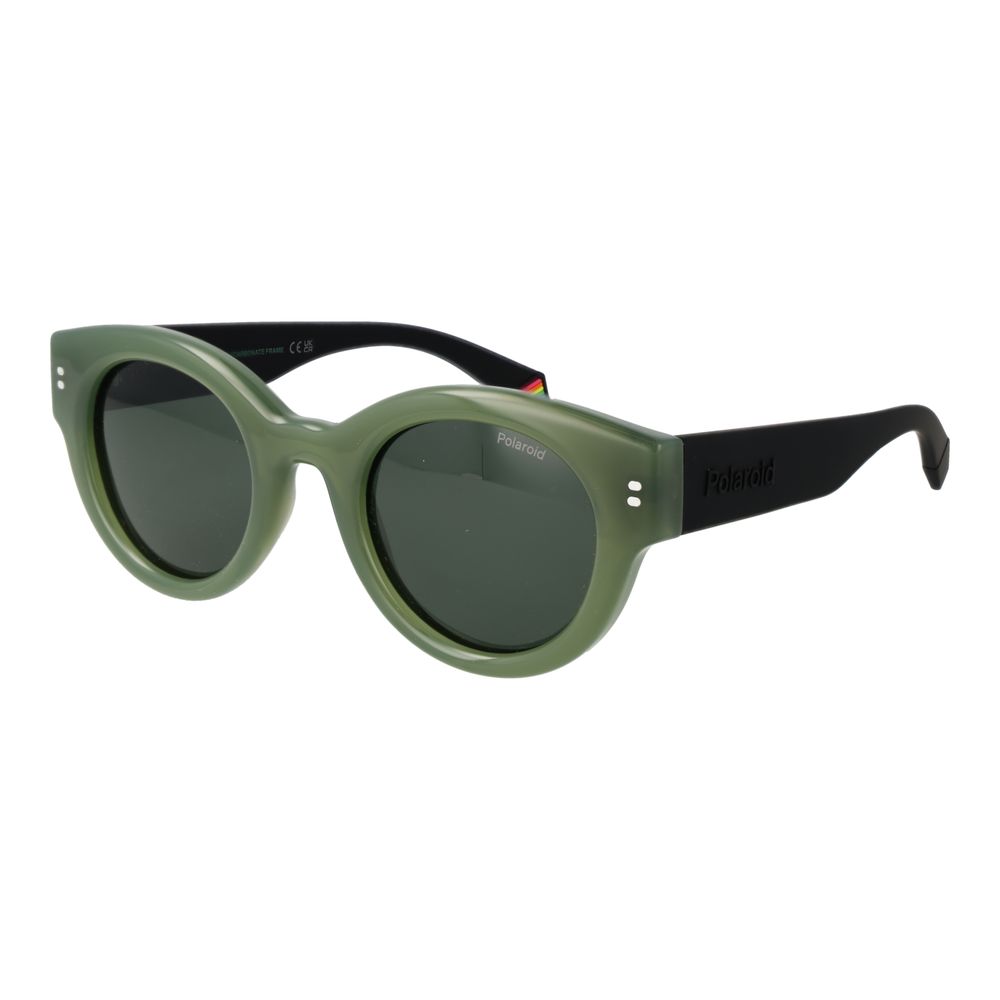 Polaroid Unisex Bicolor Sunglasses - Green Plastic Frame