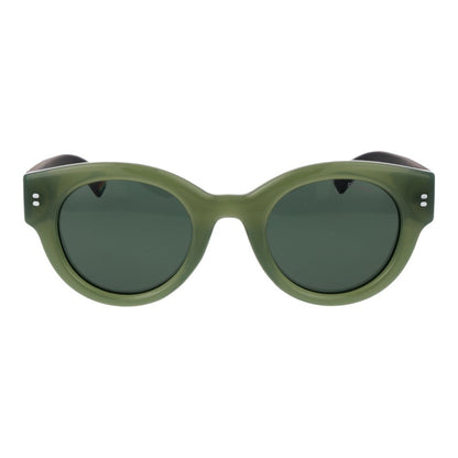 Polaroid Unisex Bicolor Sunglasses - Green Plastic Frame