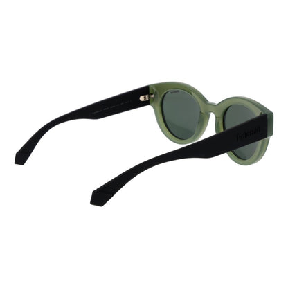 Polaroid Unisex Bicolor Sunglasses - Green Plastic Frame