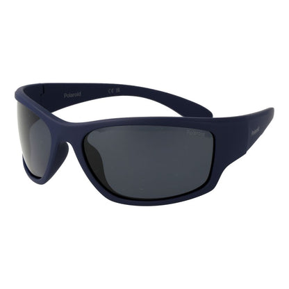 Polaroid Unisex Sunglasses – Blue Plastic Frame, Polarized Lenses