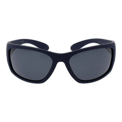Polaroid Unisex Sunglasses – Blue Plastic Frame, Polarized Lenses