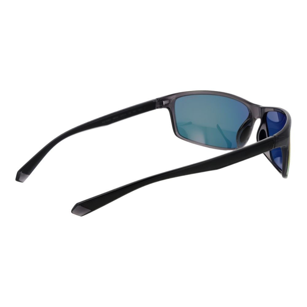 Polaroid Unisex Black Sunglasses – PLD7036S63KB7 with Mirrored Lenses