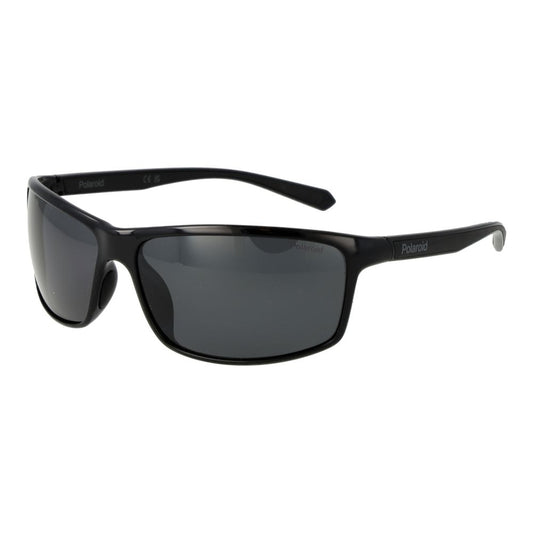 Polaroid Unisex Sunglasses – Black Plastic Frame, Grey Lenses