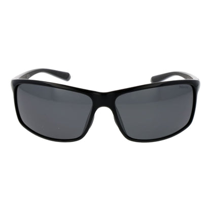 Polaroid Unisex Sunglasses – Black Plastic Frame, Grey Lenses