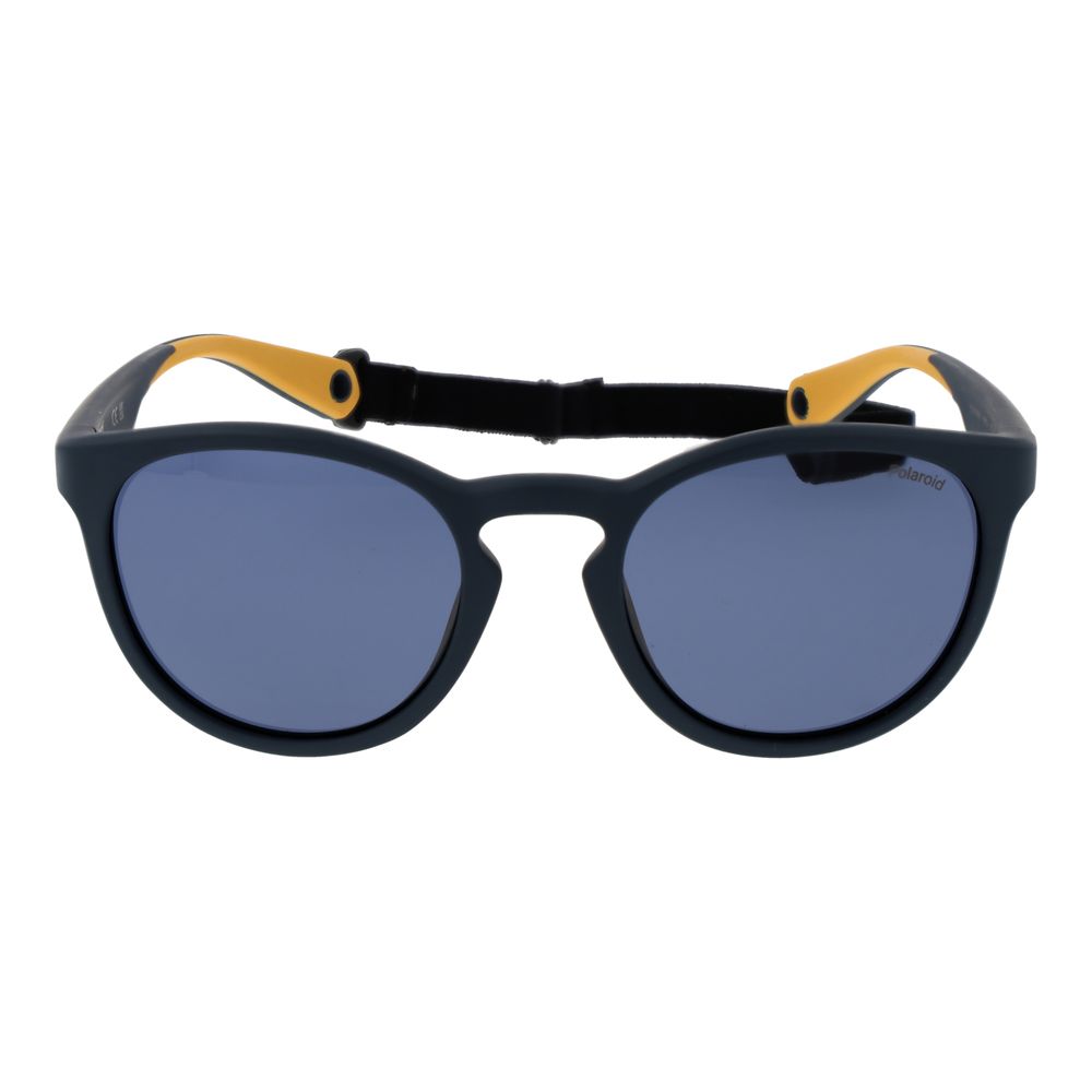 Polaroid Blue Nylon Sunglasses – Stylish Unisex Eyewear
