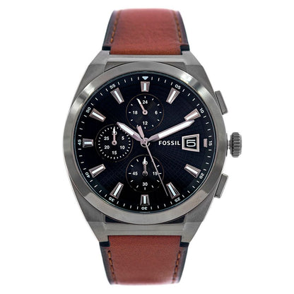 Fossil Men’s Brown Leather Chronograph Watch