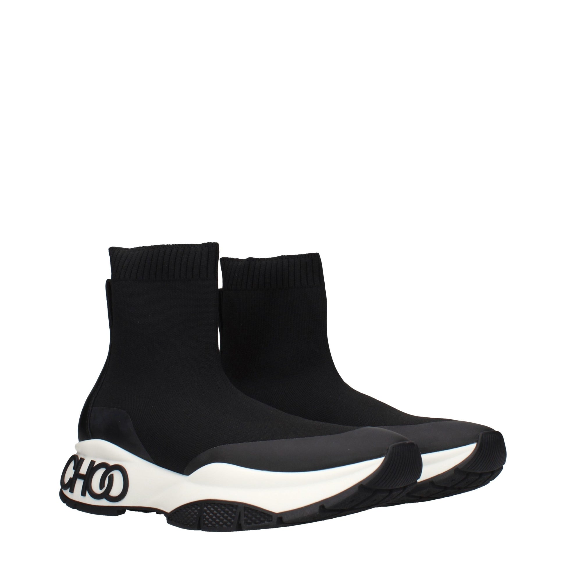 Jimmy Choo Black Fabric Ankle Boots: Elevate Your Elegance