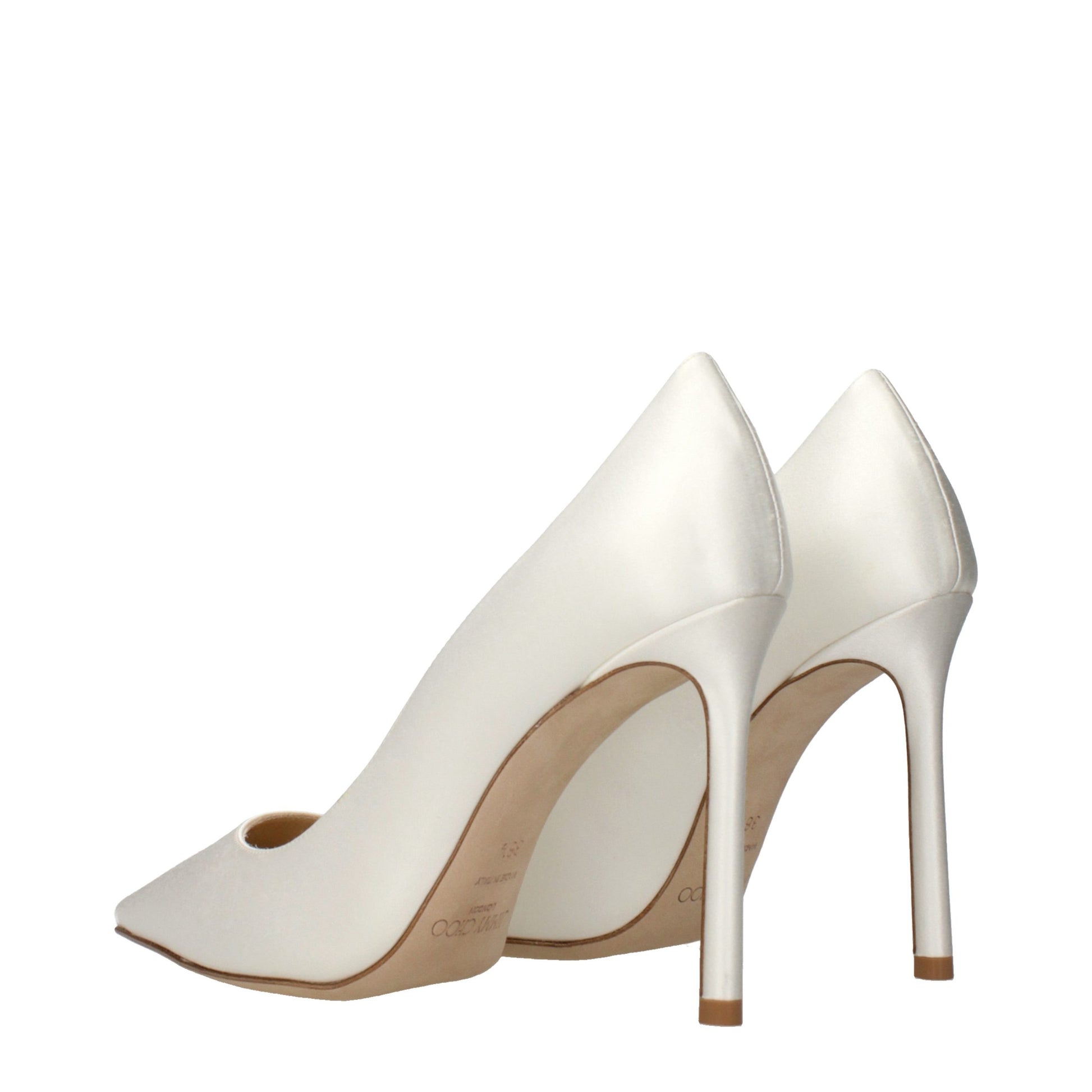 Jimmy Choo Beige Satin Platform Pumps - Elevate Your Elegance