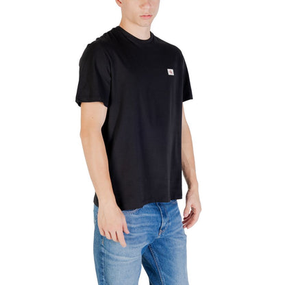 Calvin Klein Jeans Black Cotton T-Shirt - SS BADGE