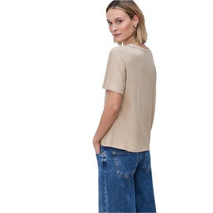 Street One Beige Viscose T-Shirt - Crista 325060