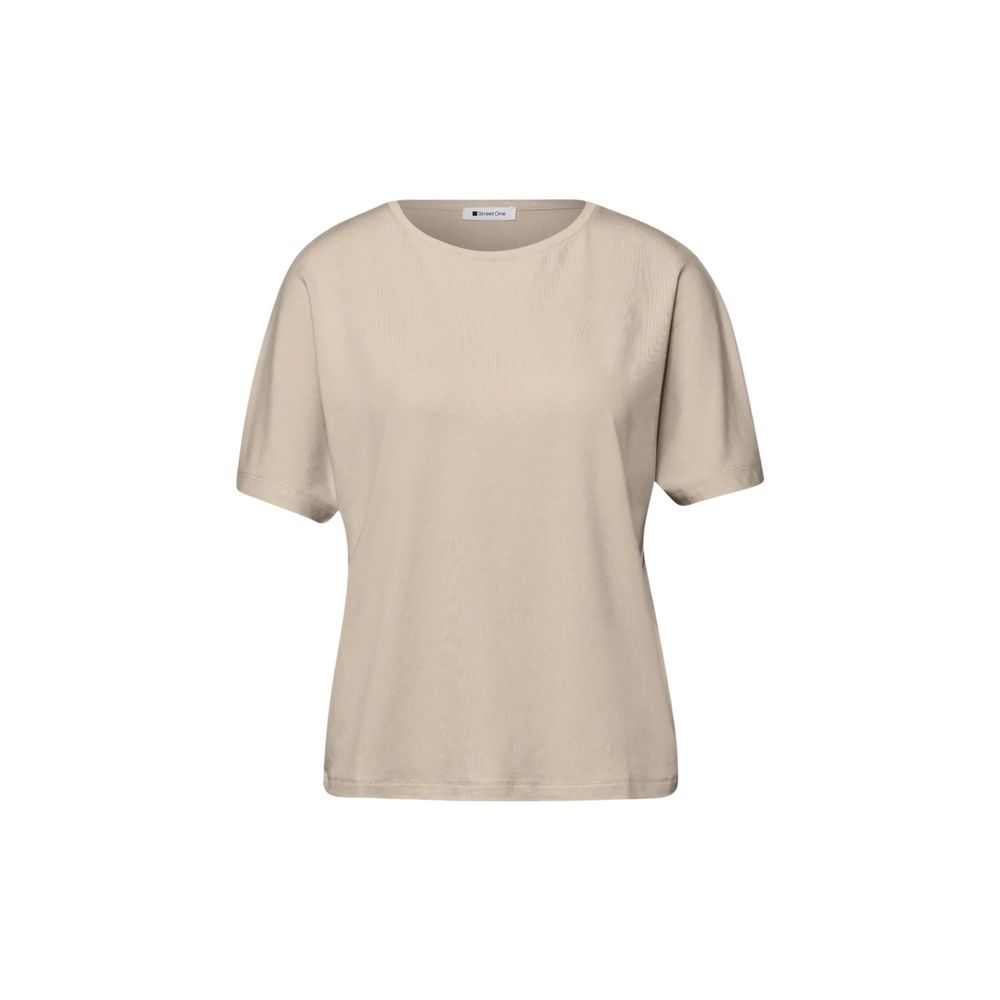 Street One Beige Viscose T-Shirt - Crista 325060