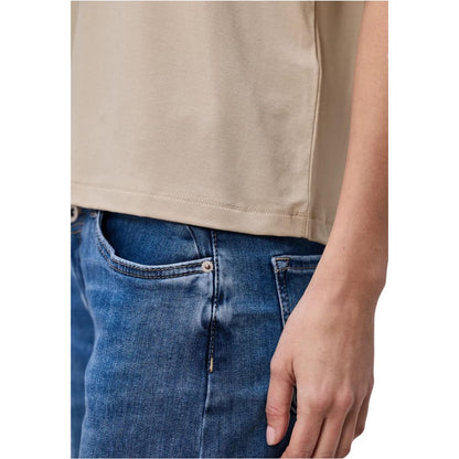 Street One Beige Viscose T-Shirt - Crista 325060