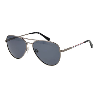 Gant Men's Sunglasses – Gunmetal Full-Rim Frame, Black Lenses