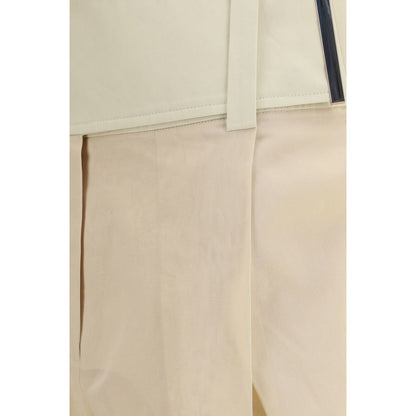 Max Mara Ferito Beige Cotton Casual Pants