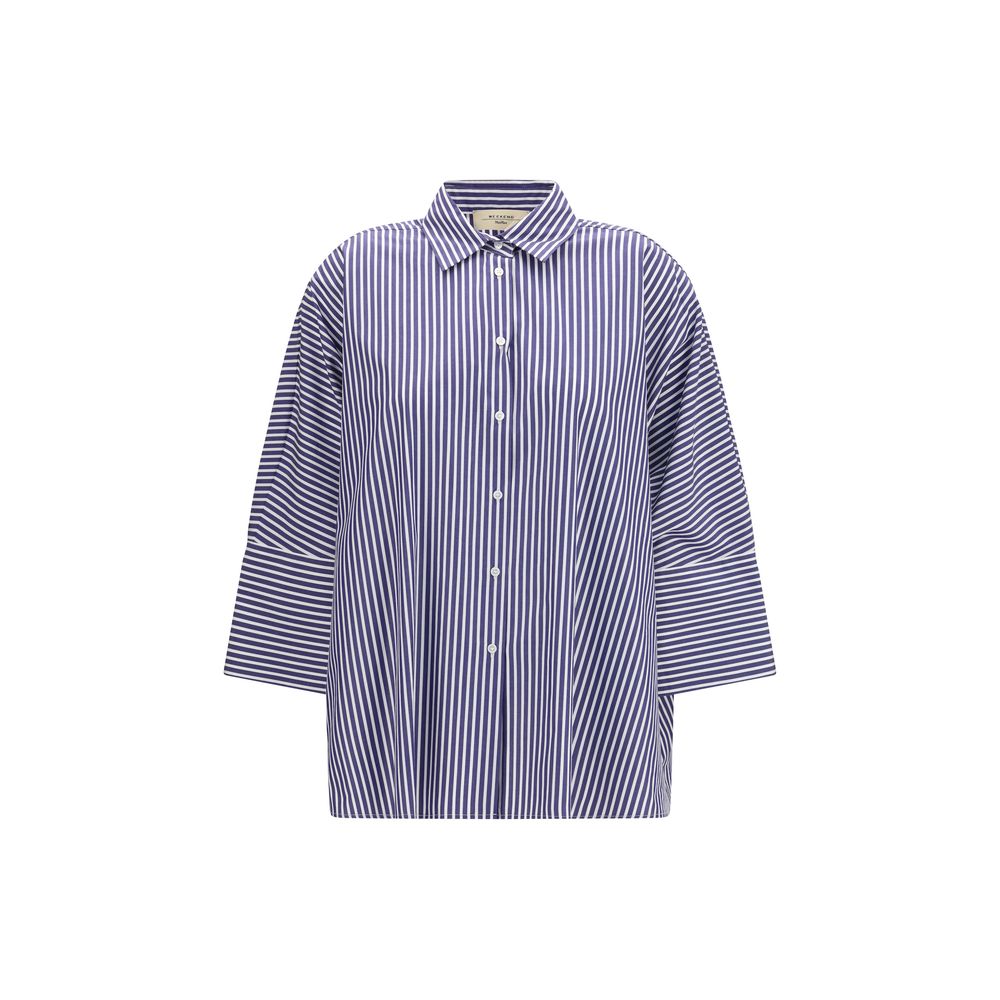 Max Mara Weekend Hudson Shirt in Blue Cotton