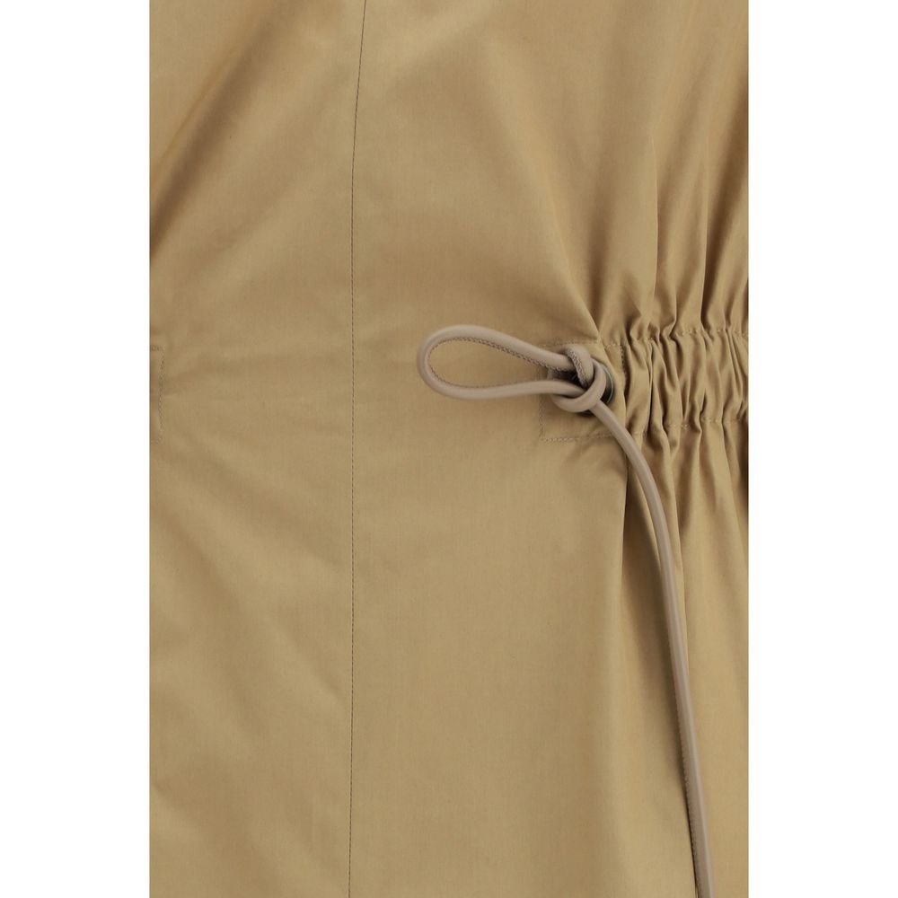 Max Mara Beige Cotton Casual Dress - Pedaggi Midi Dress