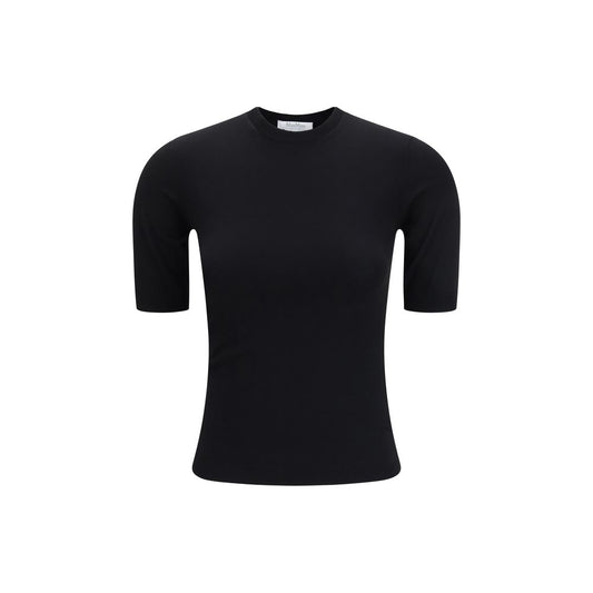 Max Mara Black Viscose T-Shirt - Ottano Top