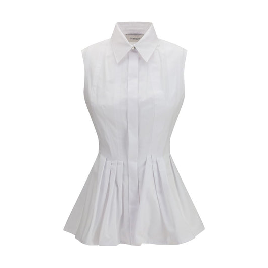 Max Mara Certosa Sleeveless Cotton Shirt