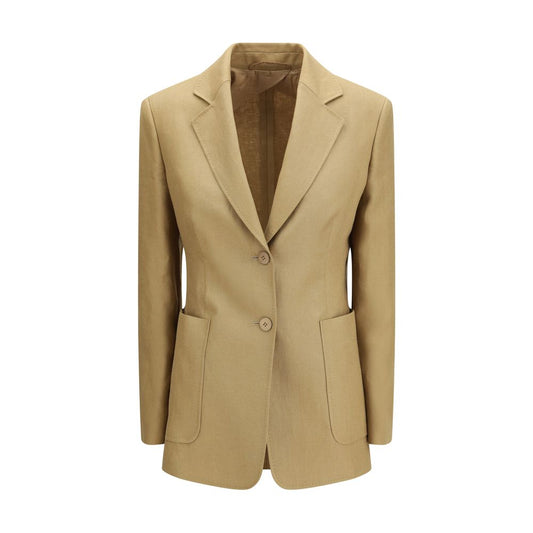 Max Mara Volonta Beige Linen Jacket